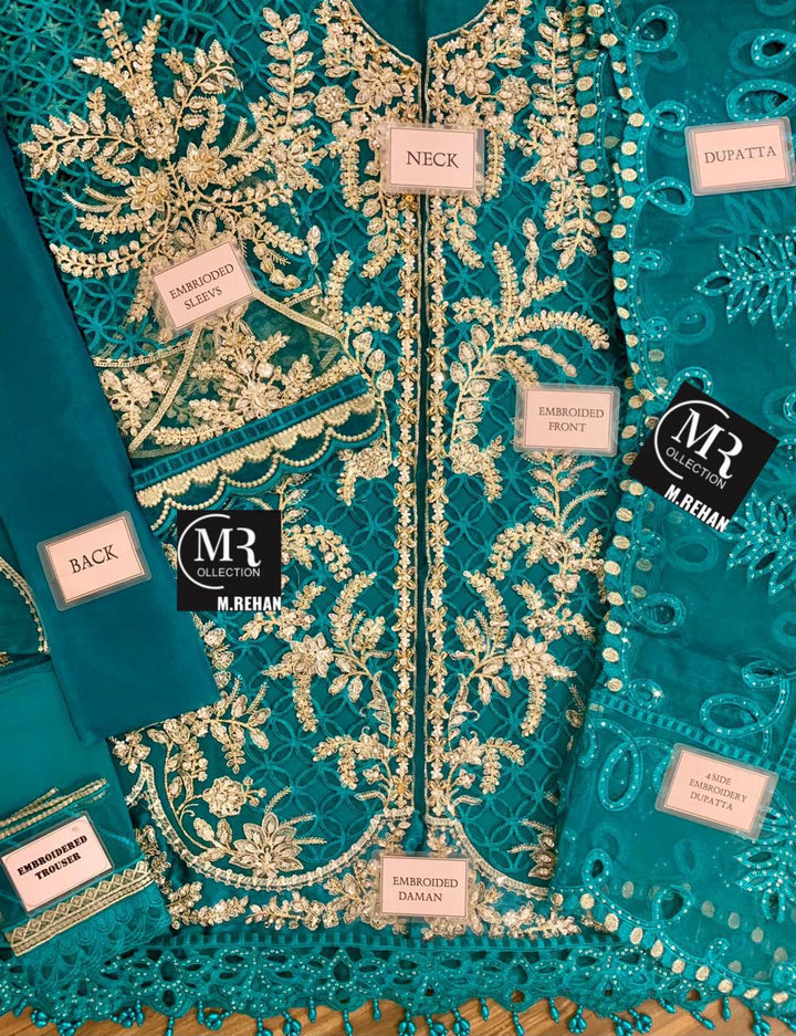 Maria B Organza Suit-Aarasta