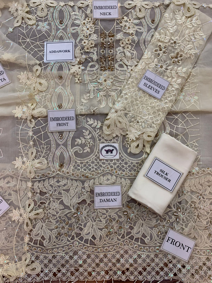 Maria B Chiffon Suit-Aarasta