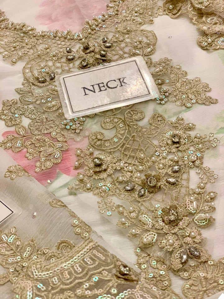 Maria B Chiffon Suit-Aarasta