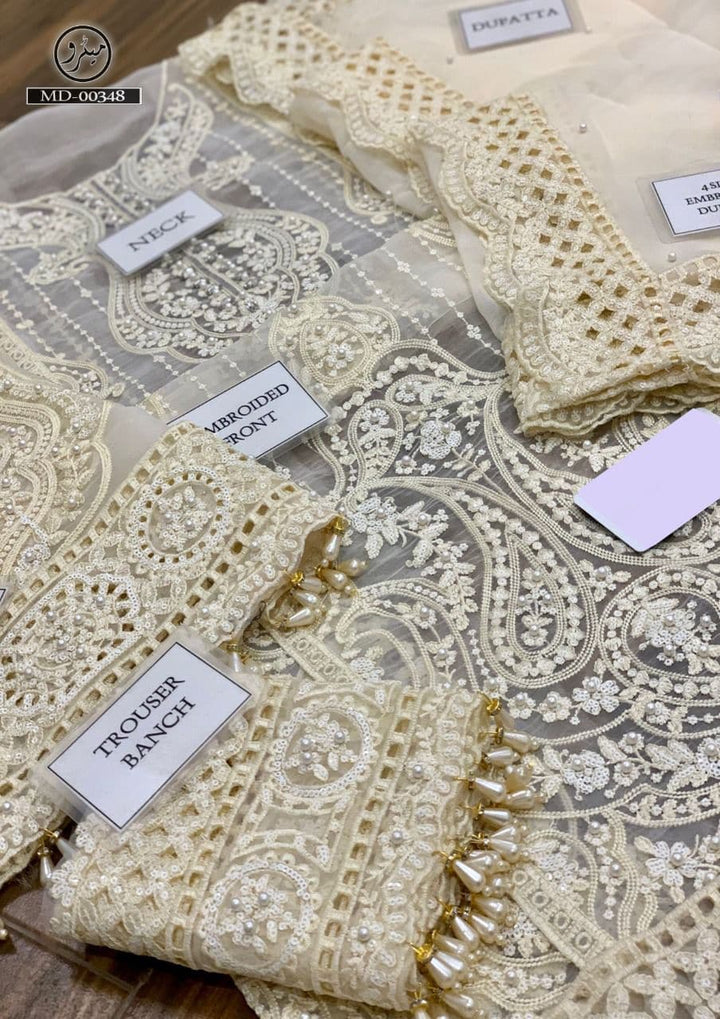 Maria B Organza Suit-Aarasta