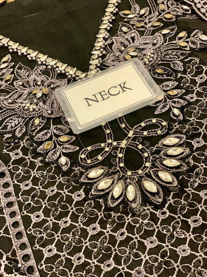 Maria B Chiffon Suit-Aarasta