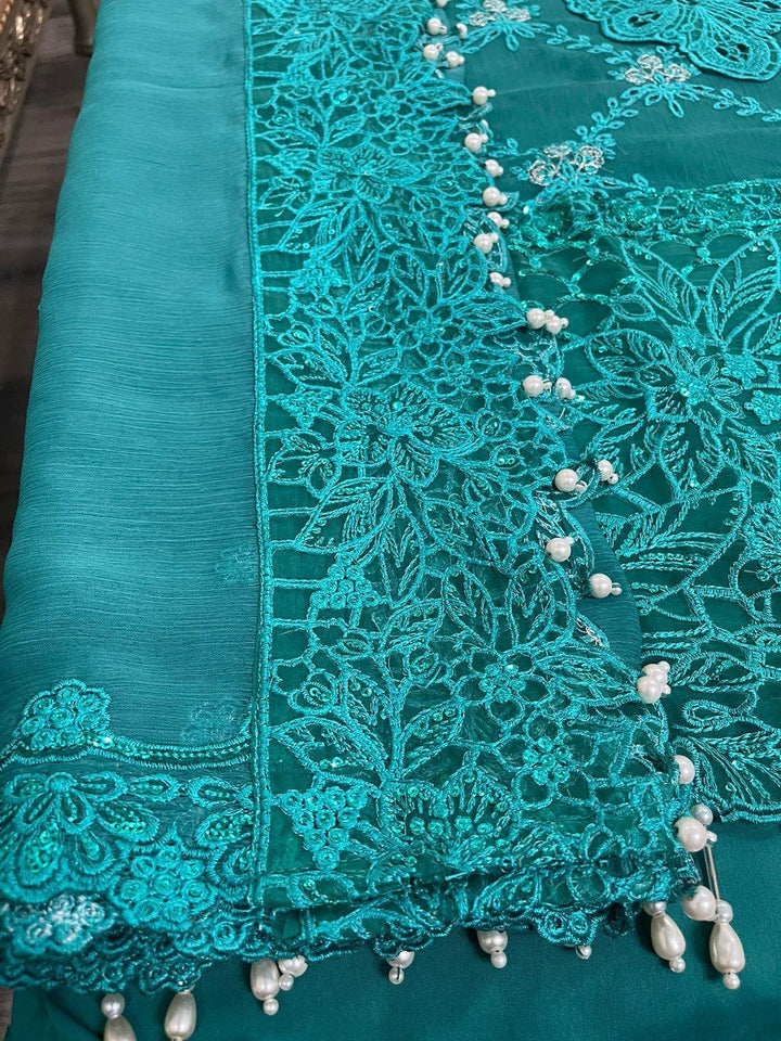 Maria B Chiffon Suit-Aarasta