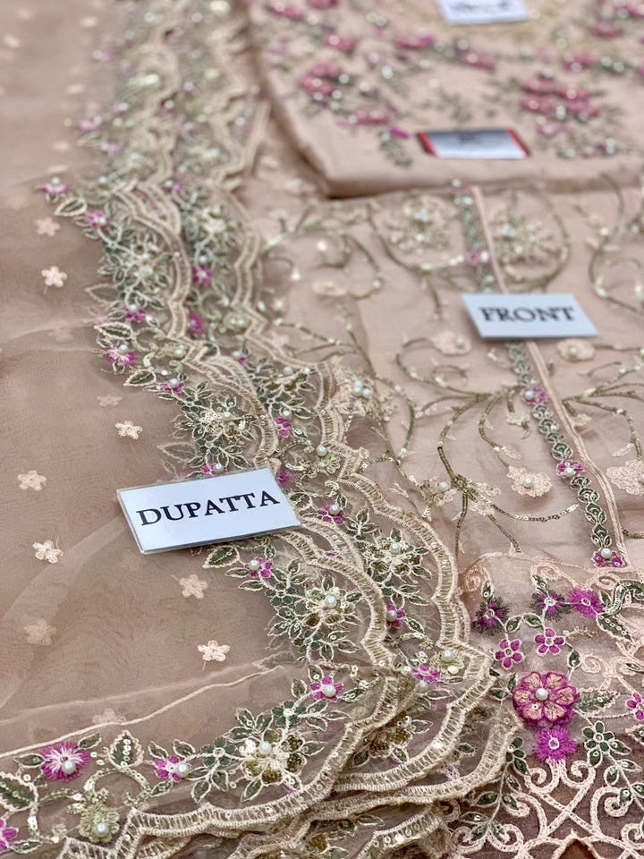 Maria B Organza Suit-Aarasta