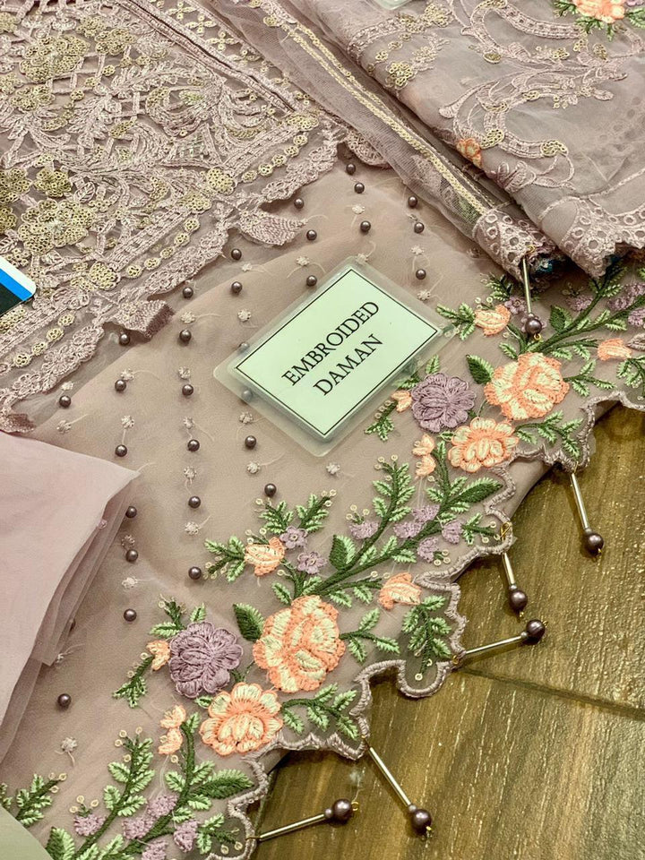 Maria B Organza Suit-Aarasta