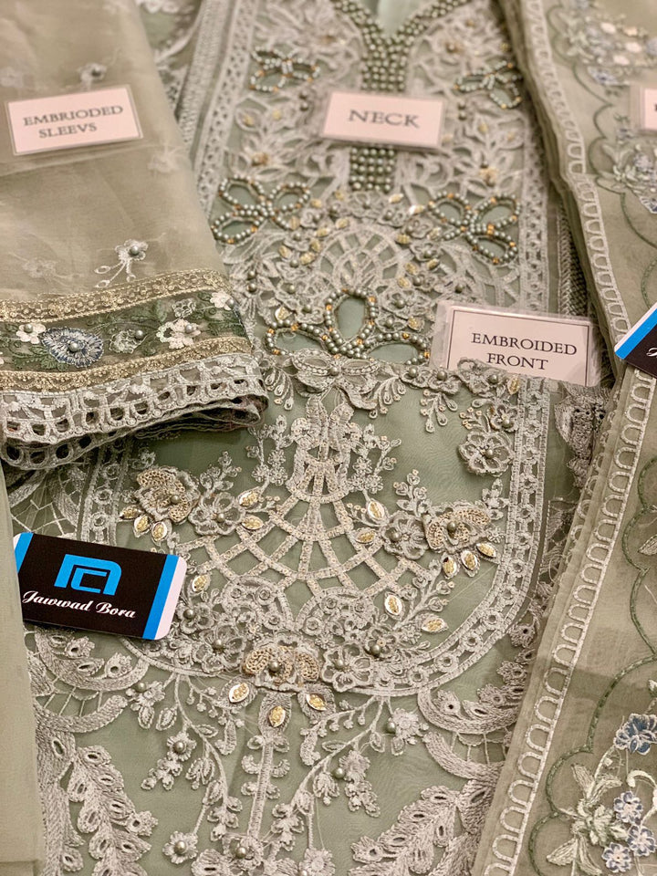 Maria B Organza Suit-Aarasta