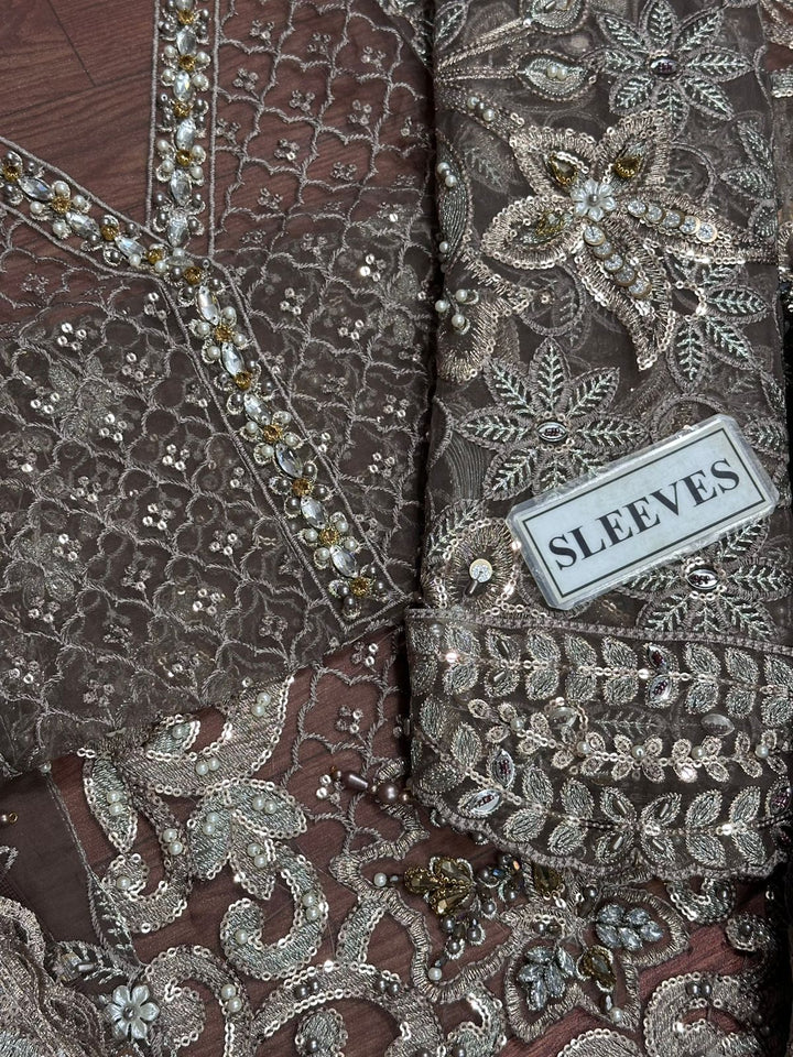 Maria B Organza Suit-Aarasta