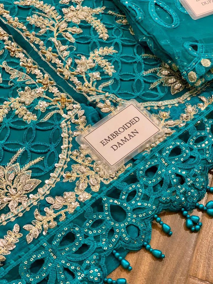 Maria B Organza Suit-Aarasta