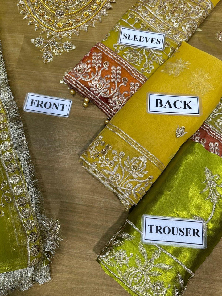 Maria B Organza Suit-Aarasta