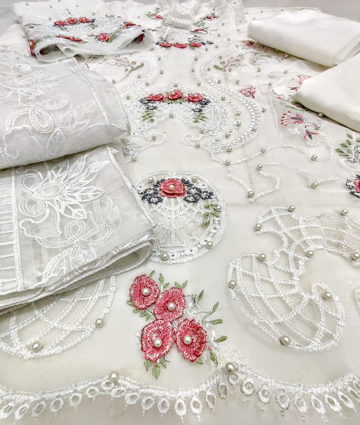 Maria B Organza Suit-Aarasta