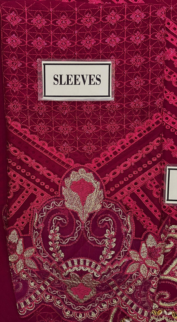 Maria B Chiffon Suit-Aarasta