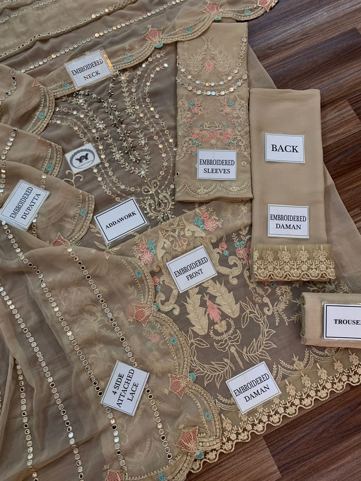 Maria B Chiffon Suit-Aarasta