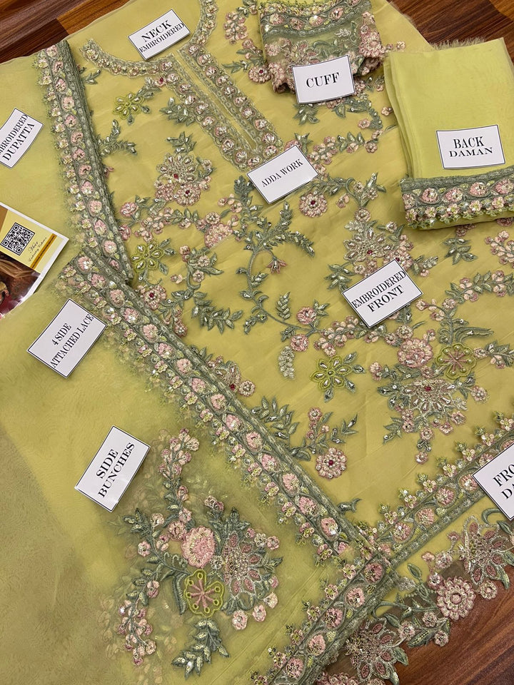 Maria B Organza Suit-Aarasta