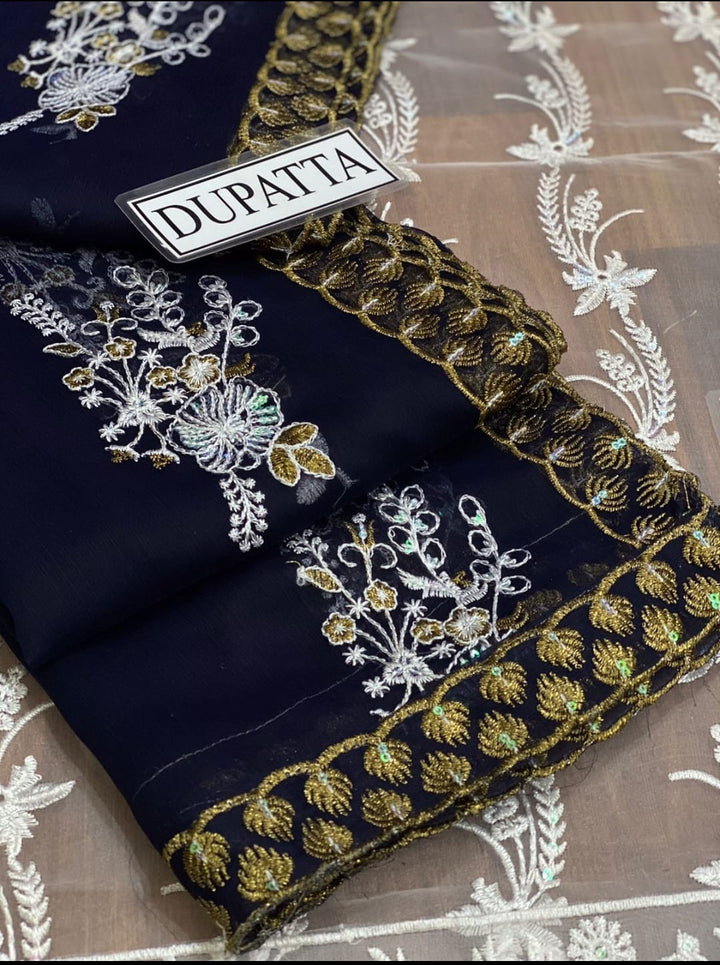 Maria B Organza Suit-Aarasta