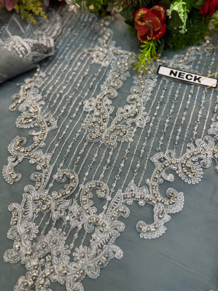 Maria B Organza Suit-Aarasta