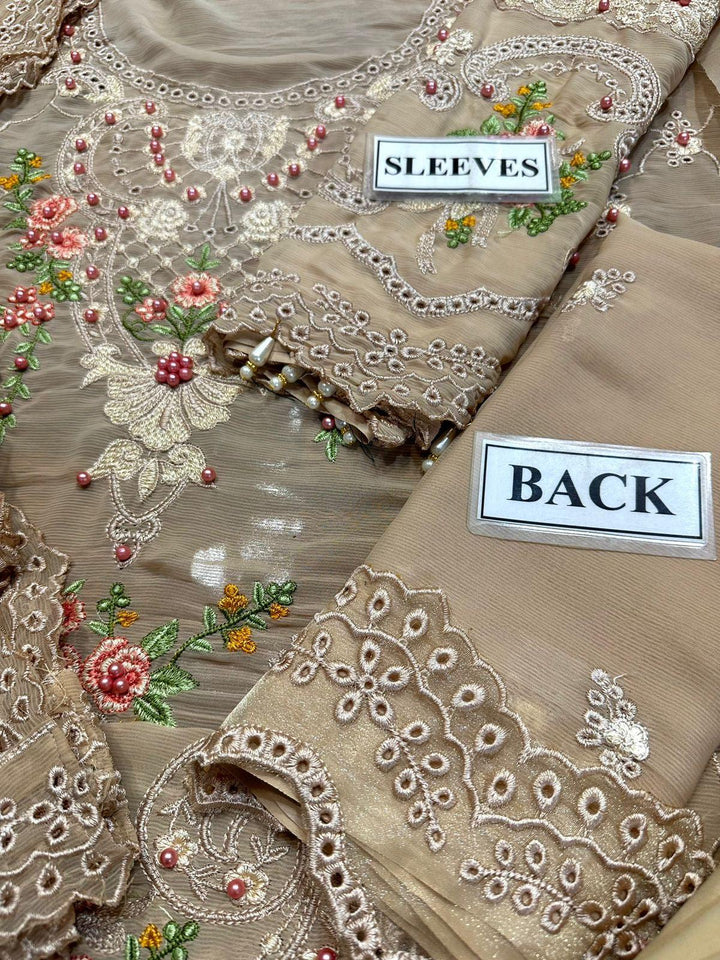 Maria B Chiffon Suit-Aarasta