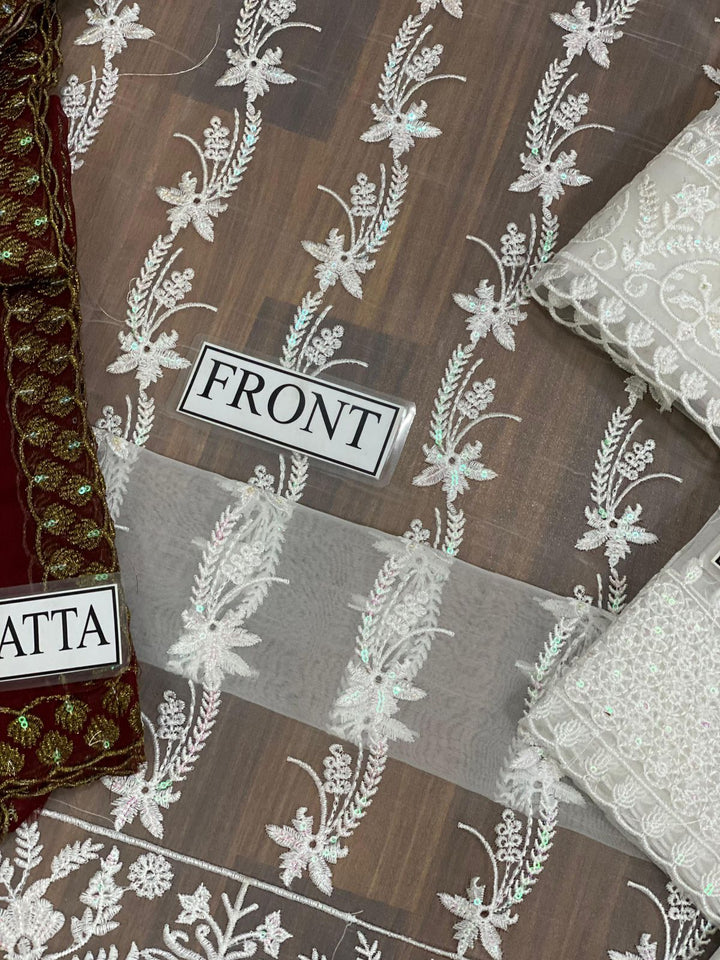 Maria B Organza Suit-Aarasta