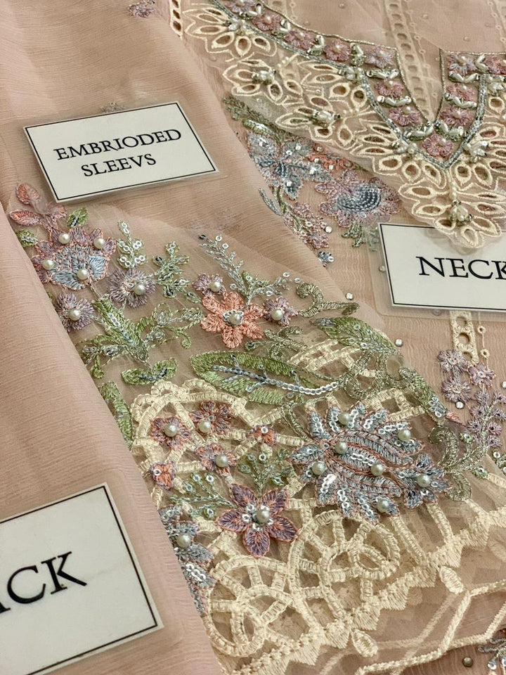 Maria B Chiffon Suit-Aarasta