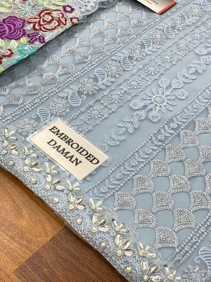 Maria B Organza Suit-Aarasta