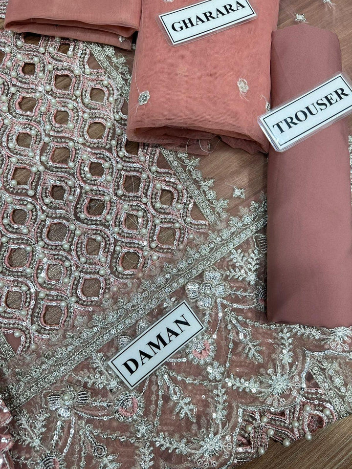 Maria B Organza Suit-Aarasta