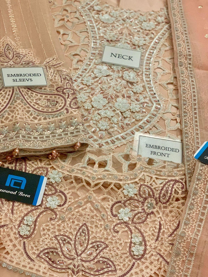 Maria B Organza Suit-Aarasta