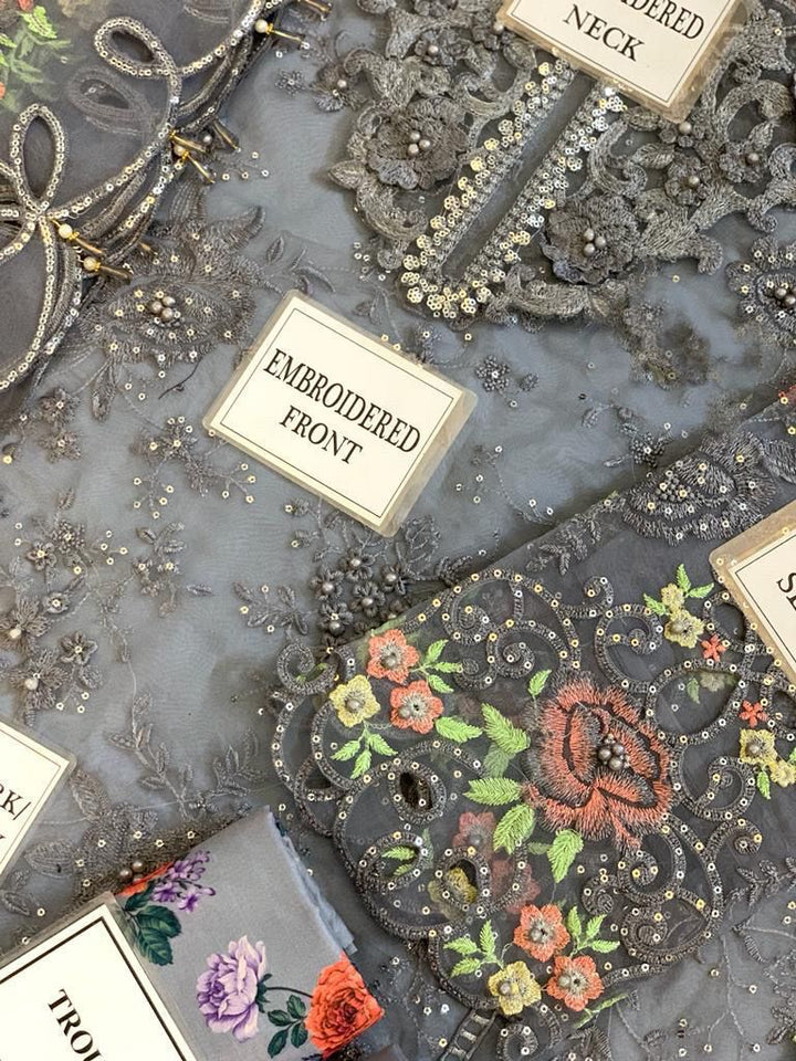 Maria B Organza Suit-Aarasta