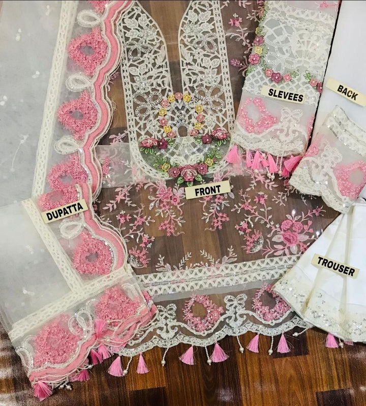 Maria B Organza Suit-Aarasta