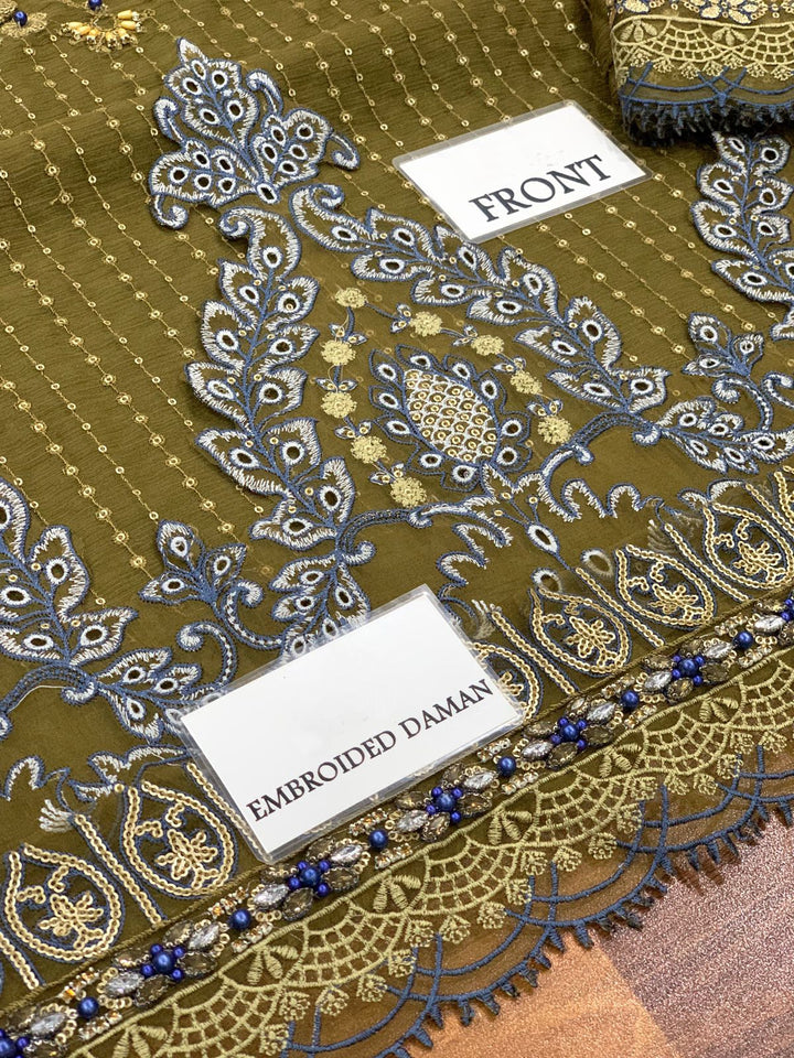 Maria B Chiffon Suit-Aarasta