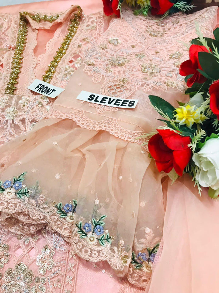 Maria B Organza Suit-Aarasta