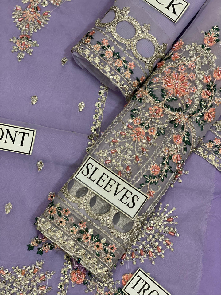 Maria B Organza Suit-Aarasta