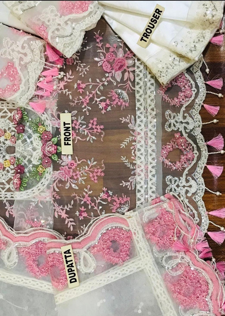 Maria B Organza Suit-Aarasta