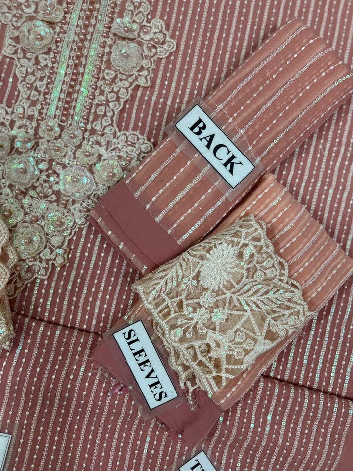 Maria B Chiffon Suit-Aarasta