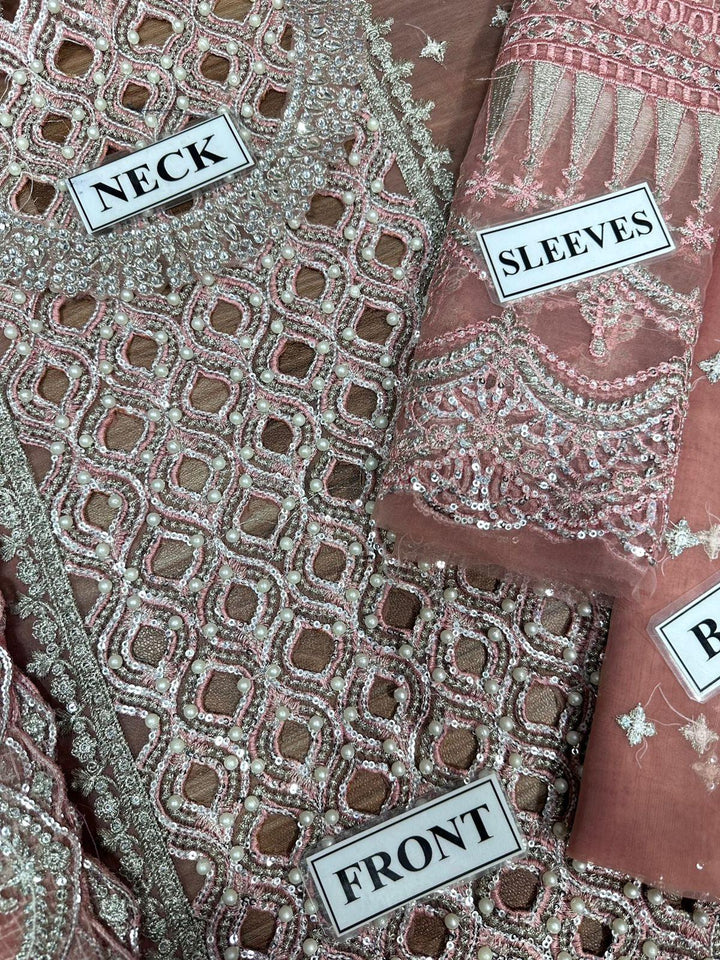 Maria B Organza Suit-Aarasta