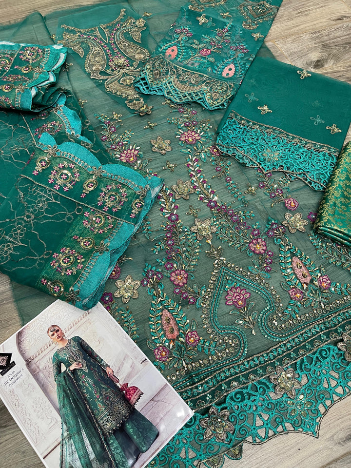 Maria B Organza Suit-Aarasta