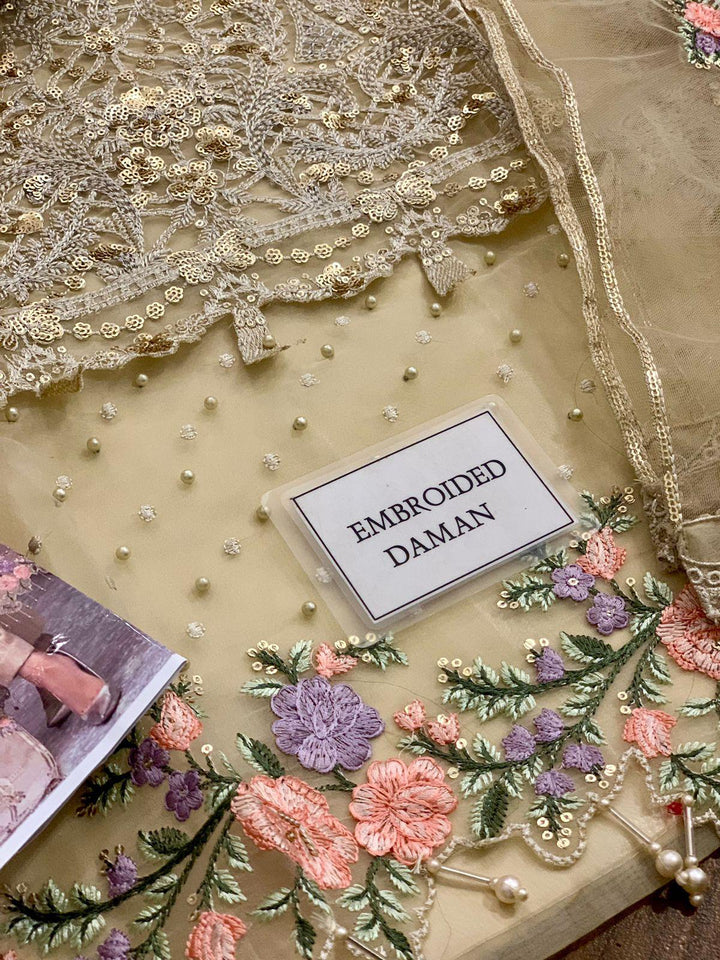 Maria B Organza Suit-Aarasta