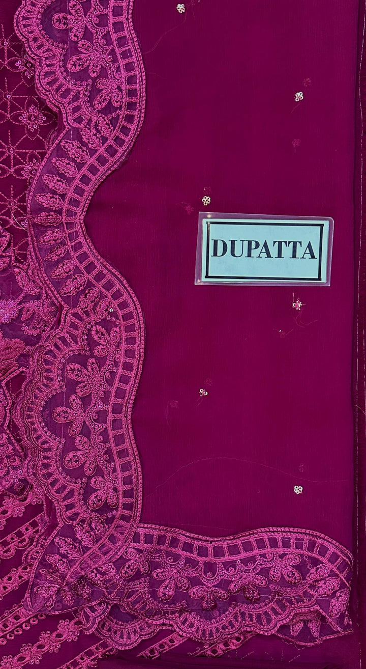 Maria B Chiffon Suit-Aarasta