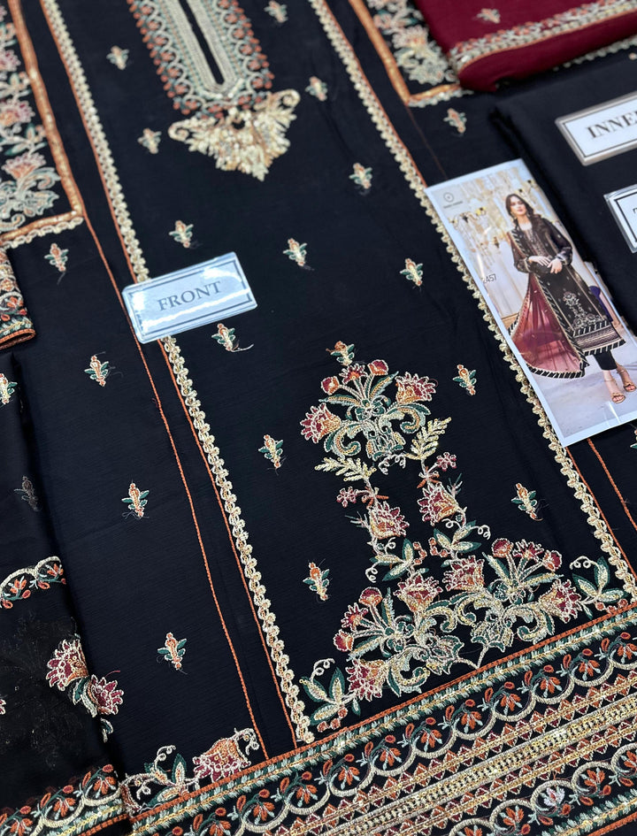 Maria B Chiffon Suit-Aarasta