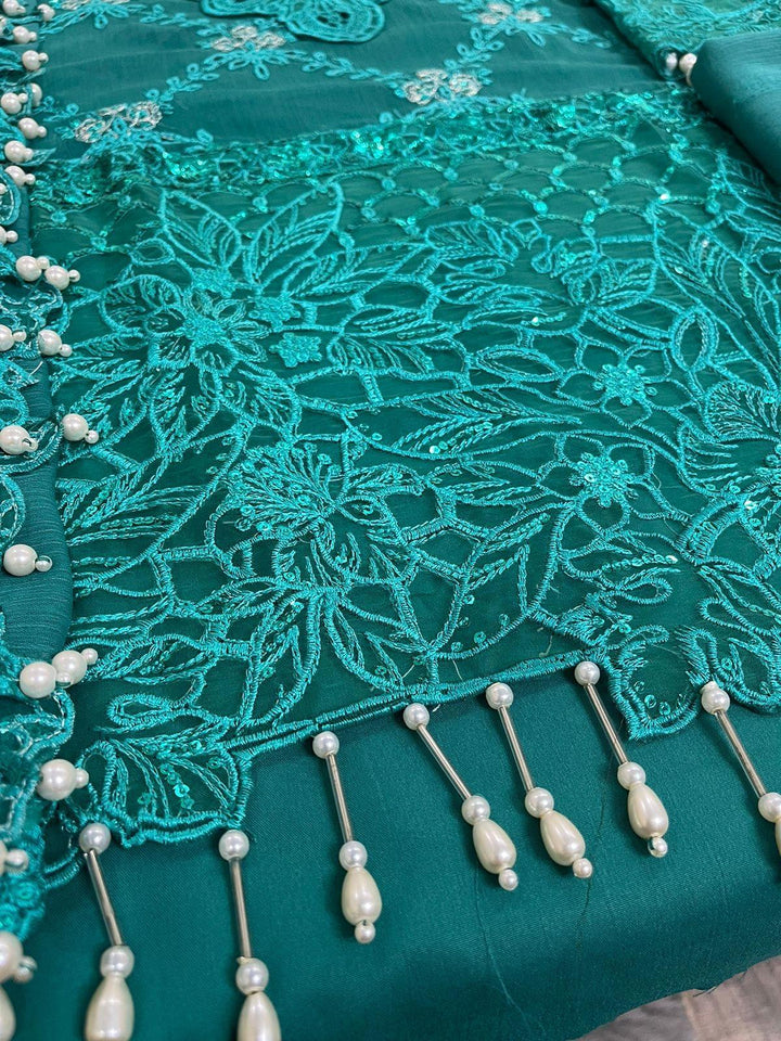 Maria B Chiffon Suit-Aarasta