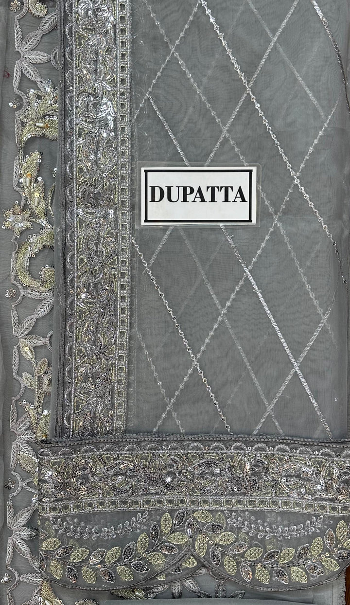 Maria B Organza Suit-Aarasta