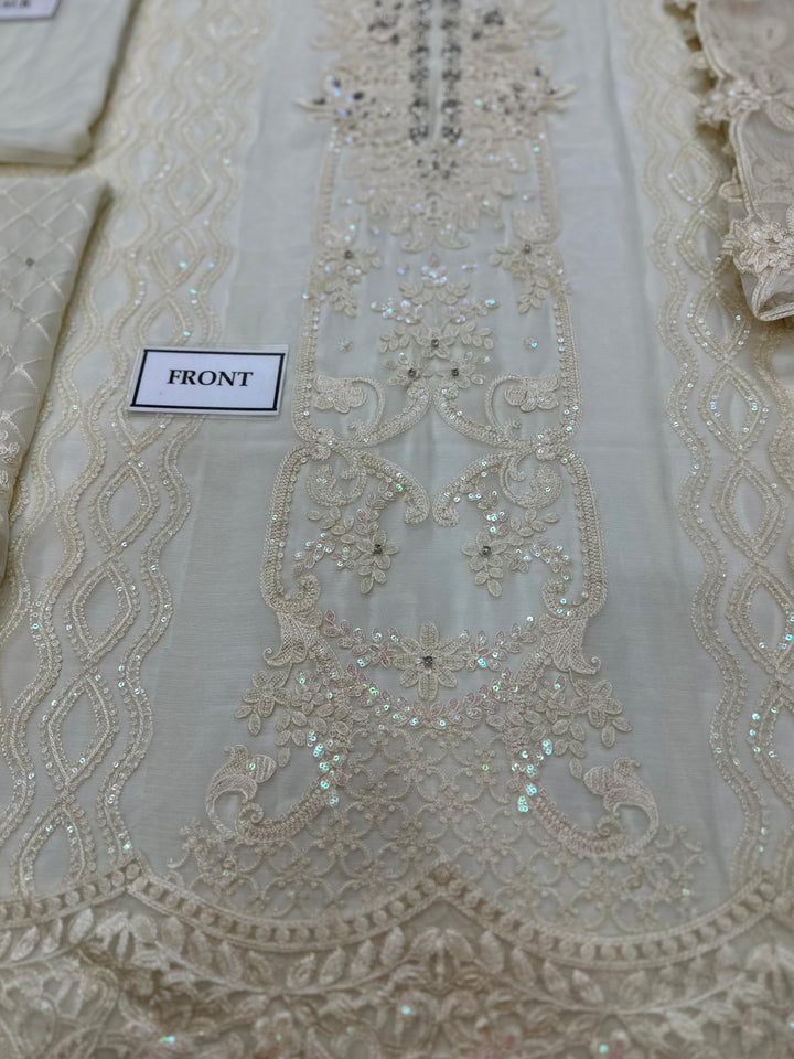 Maria B Chiffon Suit-Aarasta