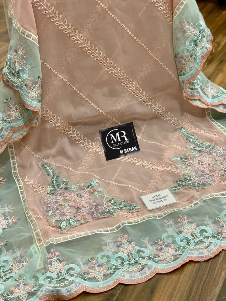 Maria B Chiffon Suit-Aarasta