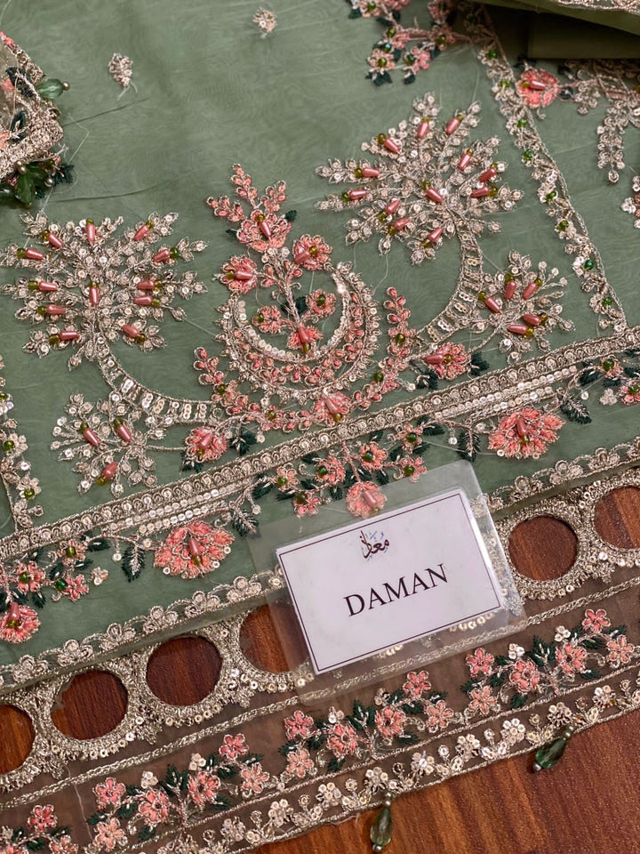 Maria B Organza Suit-Aarasta