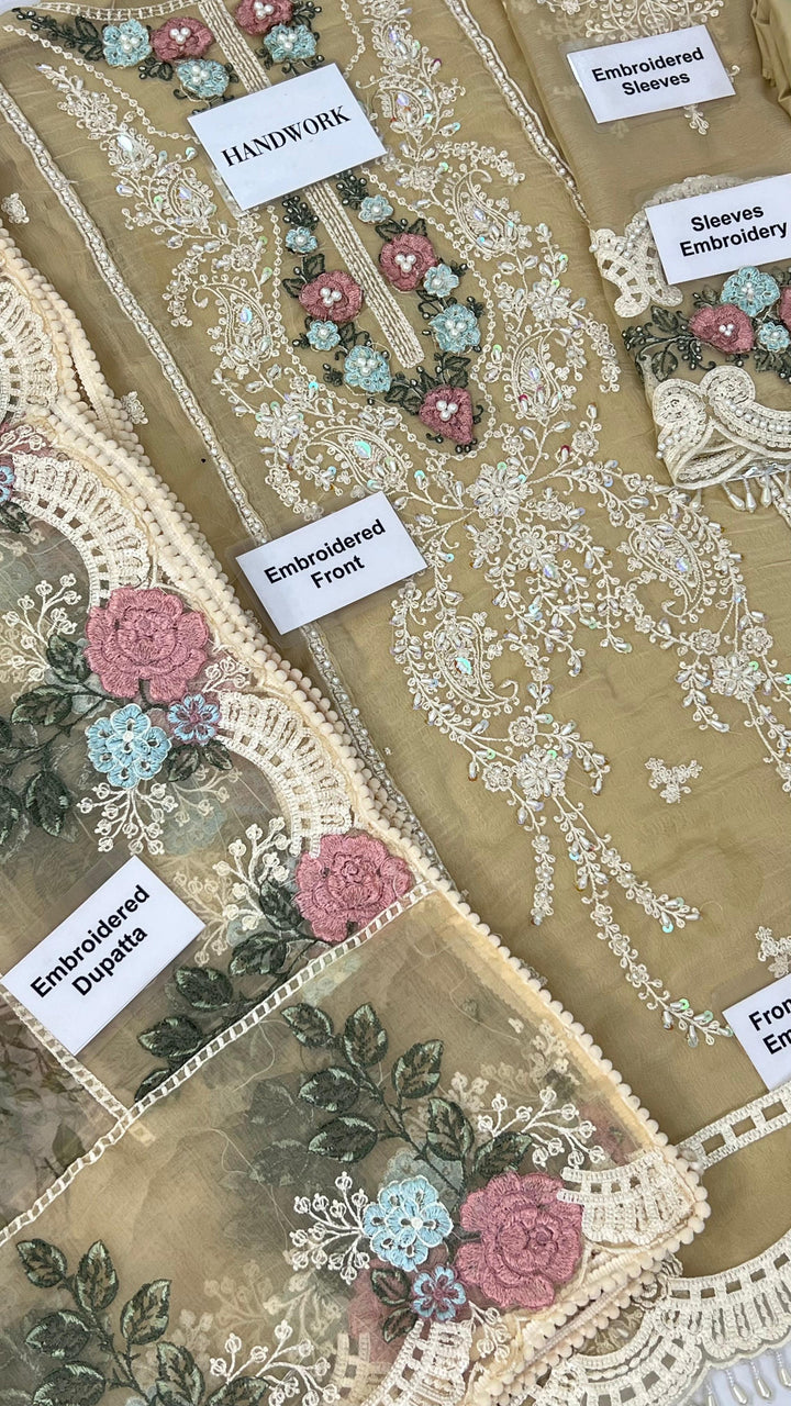 Maria B Chiffon Suit-Aarasta