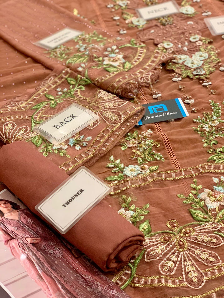 Maria B Chiffon Suit-Aarasta