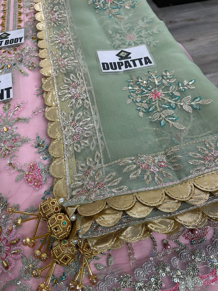 Maria B Organza Suit-Aarasta