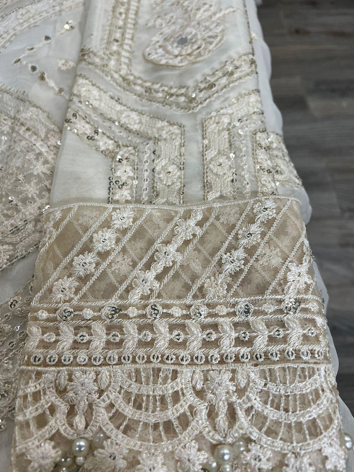 Maria B Chiffon Suit-Aarasta