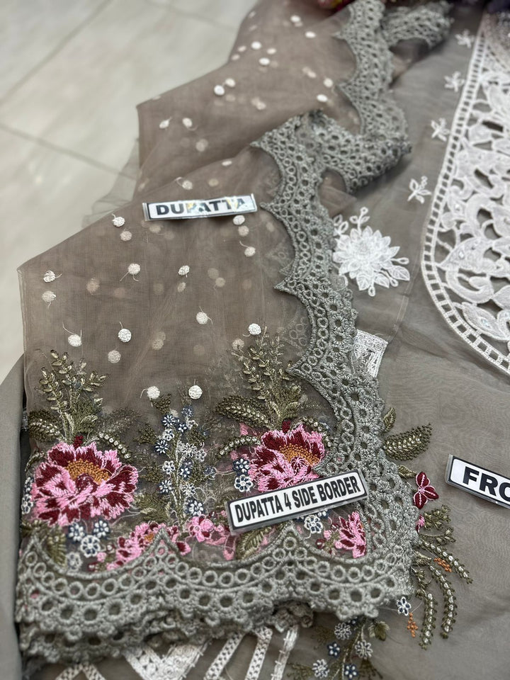 Maria B Organza Suit-Aarasta