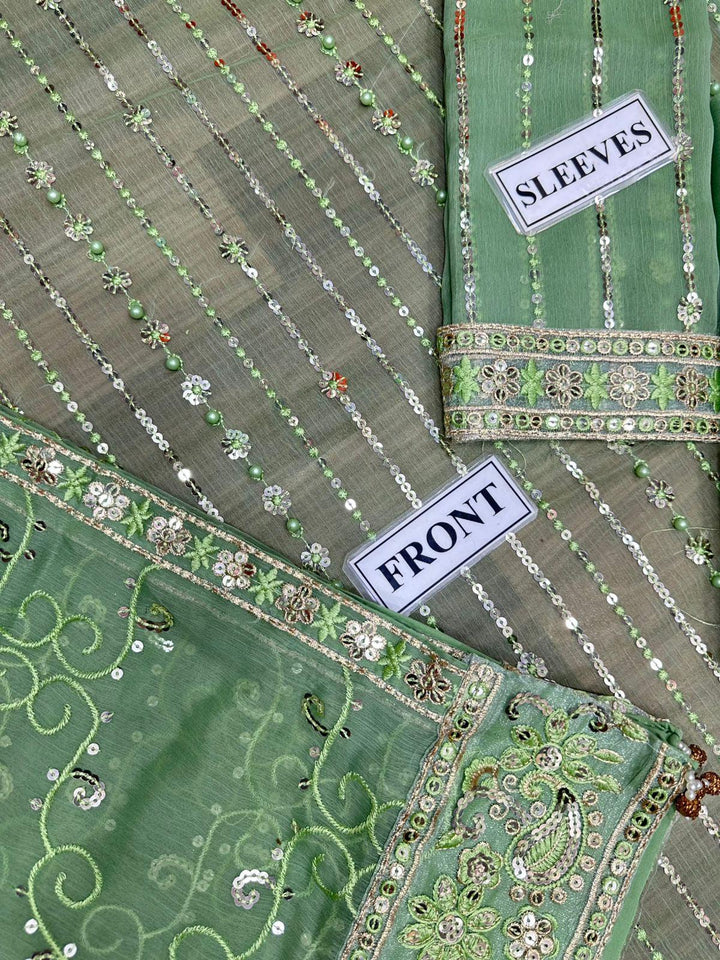 Maria B Chiffon Suit-Aarasta