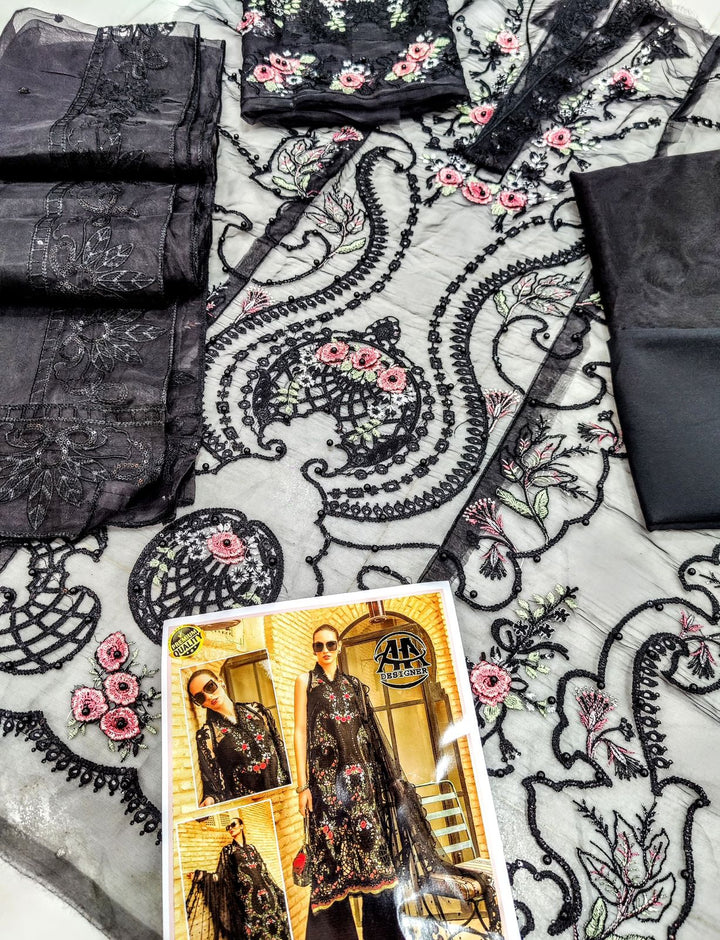 Maria B Organza Suit-Aarasta