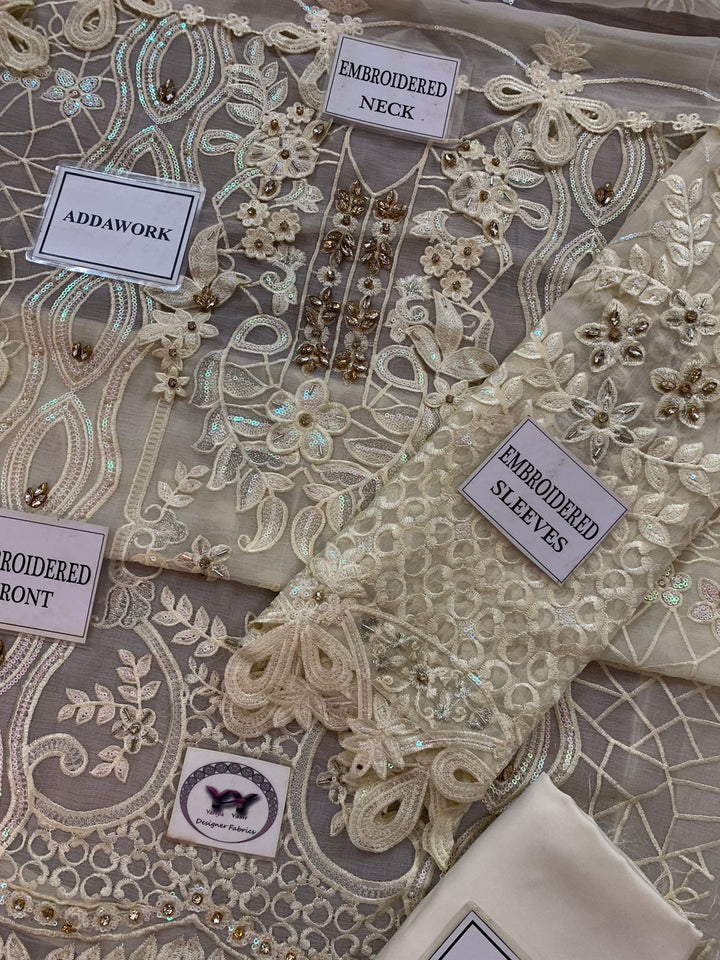 Maria B Chiffon Suit-Aarasta