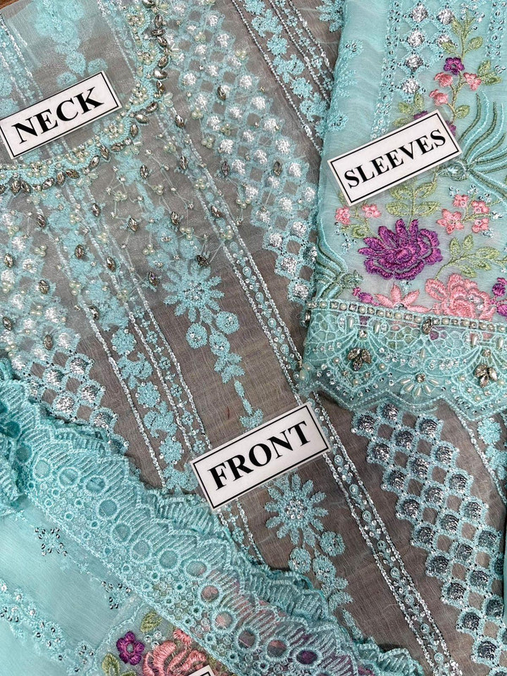 Maria B Chiffon Suit-Aarasta